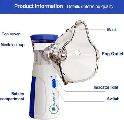 Portable Mini Nebulizer For Kids & Adults